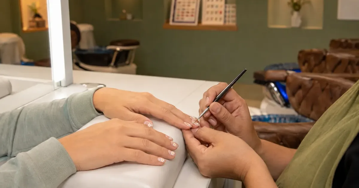 Nail Muse personalized custom nail art at LaVina Nail & Spa, Hyattsville